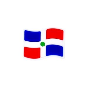Dominican Flag Croc Charm | Dominican Jibbitz | Bracelet Charm